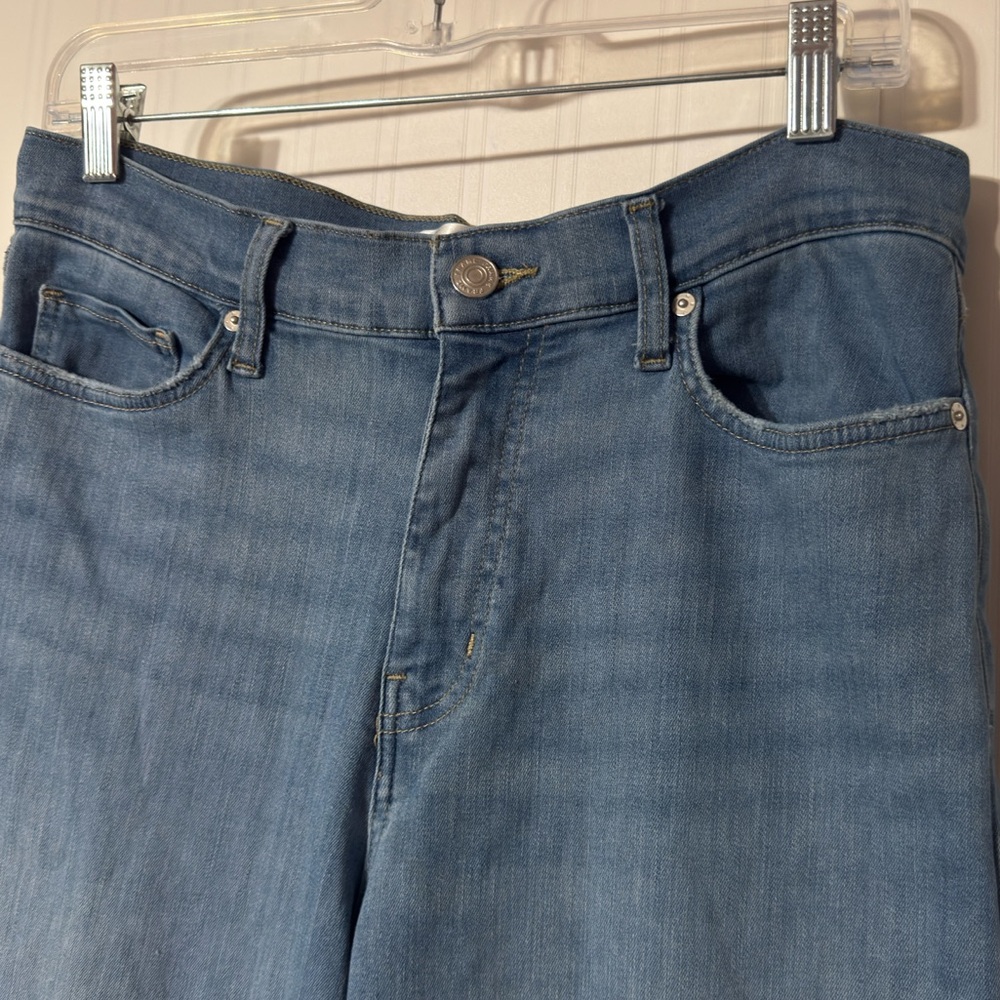 FRAME Le Palazzo Crop Raw Hem Jeans Sz 29 - Picture 4 of 6
